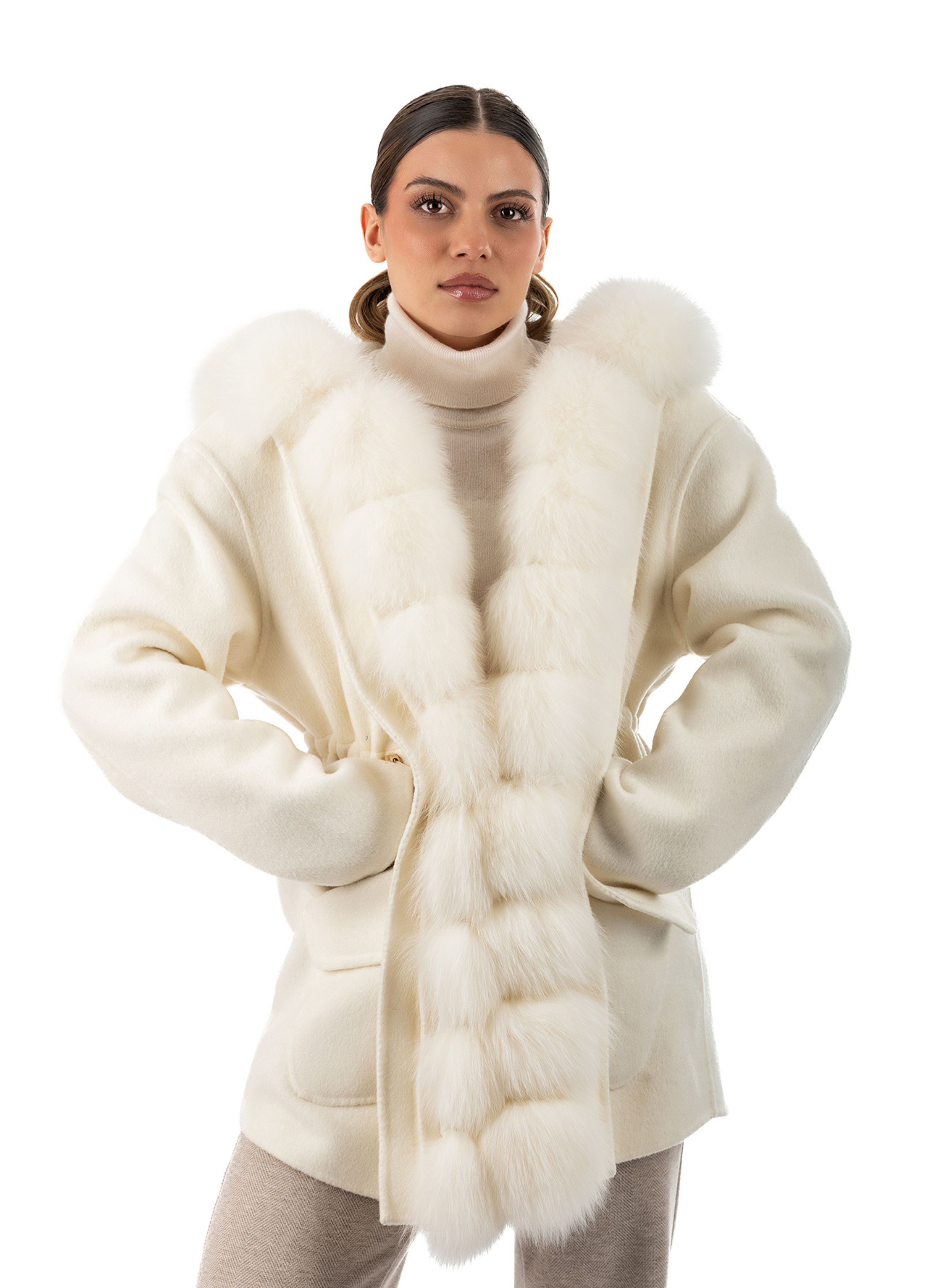 Cream Megève Coat