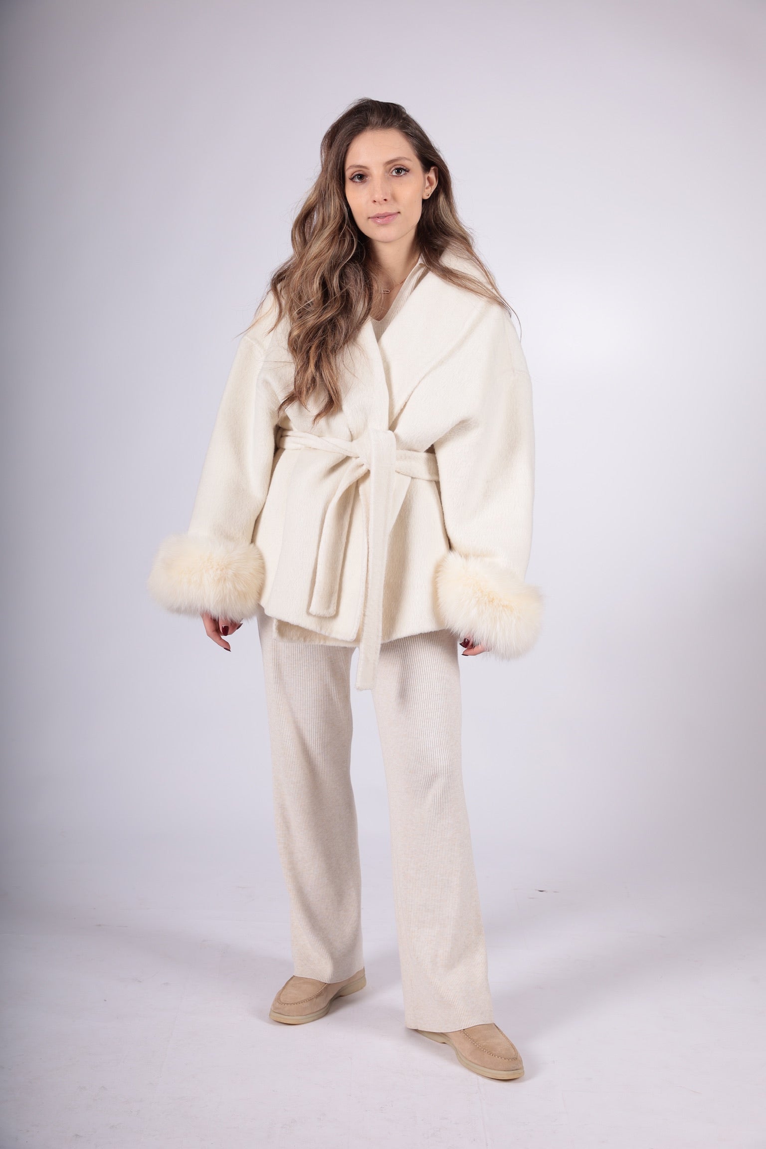 Cream Hiver Luxe Coat