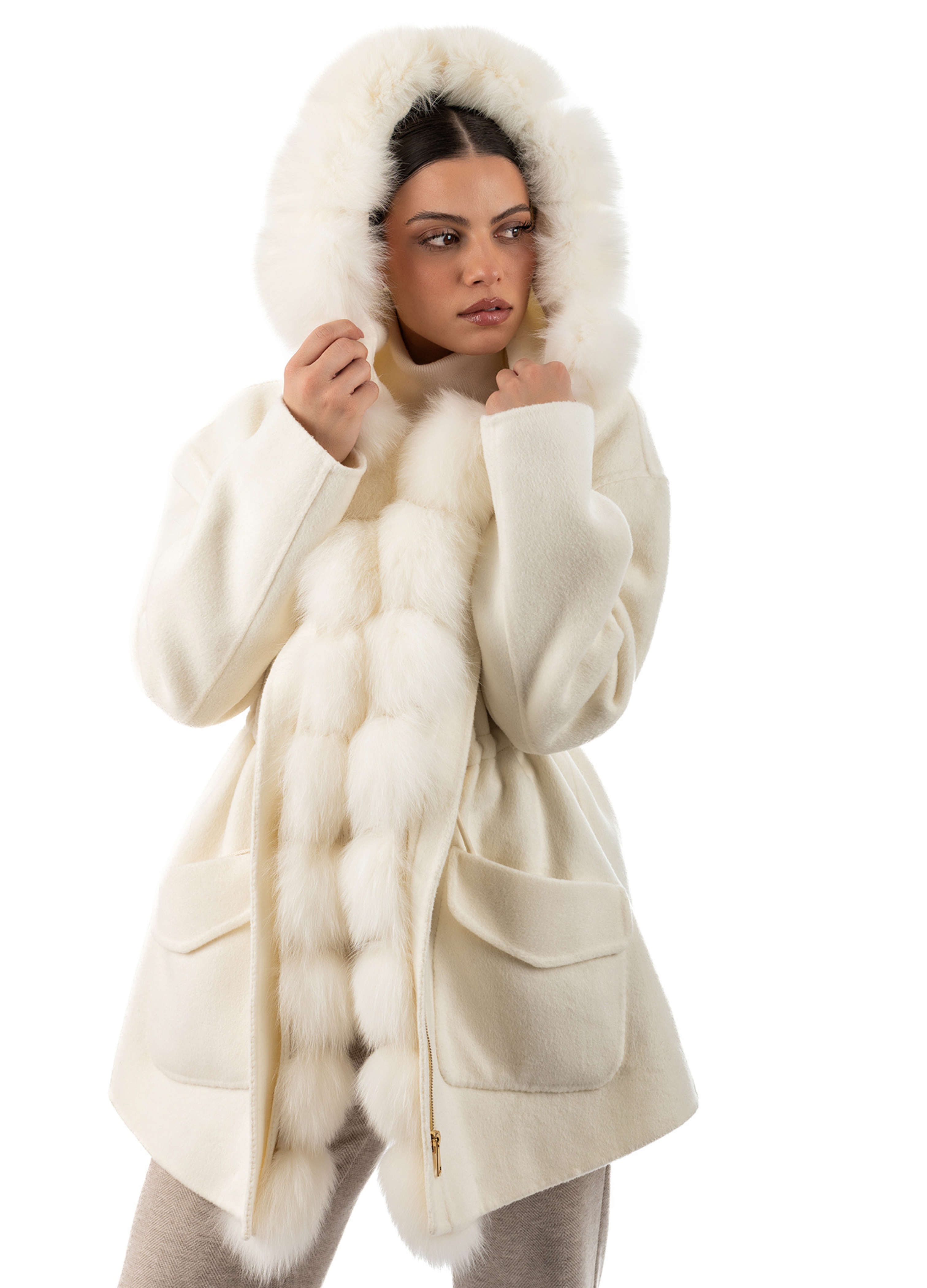 Cream Megève Coat