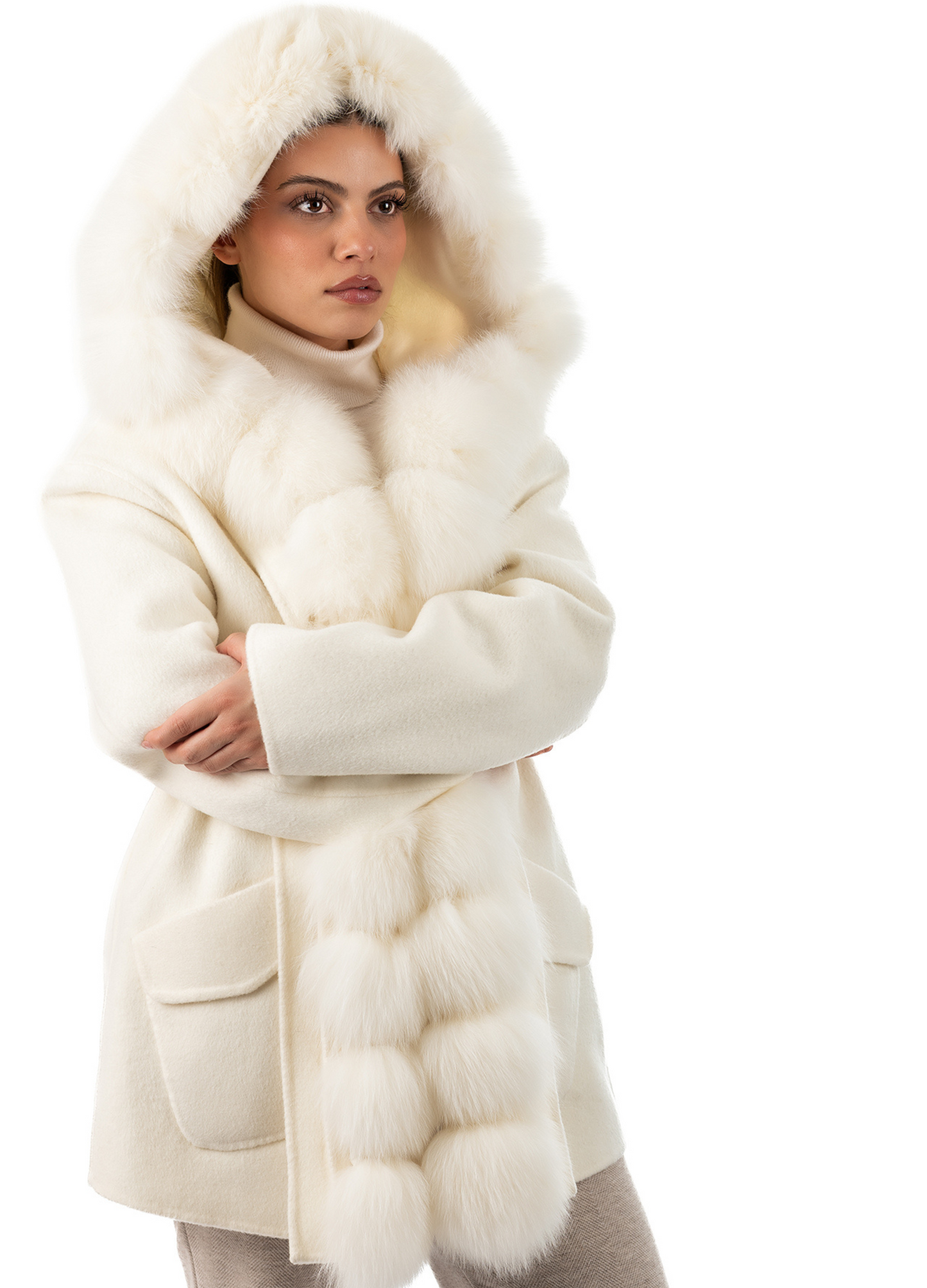 Cream Megève Coat