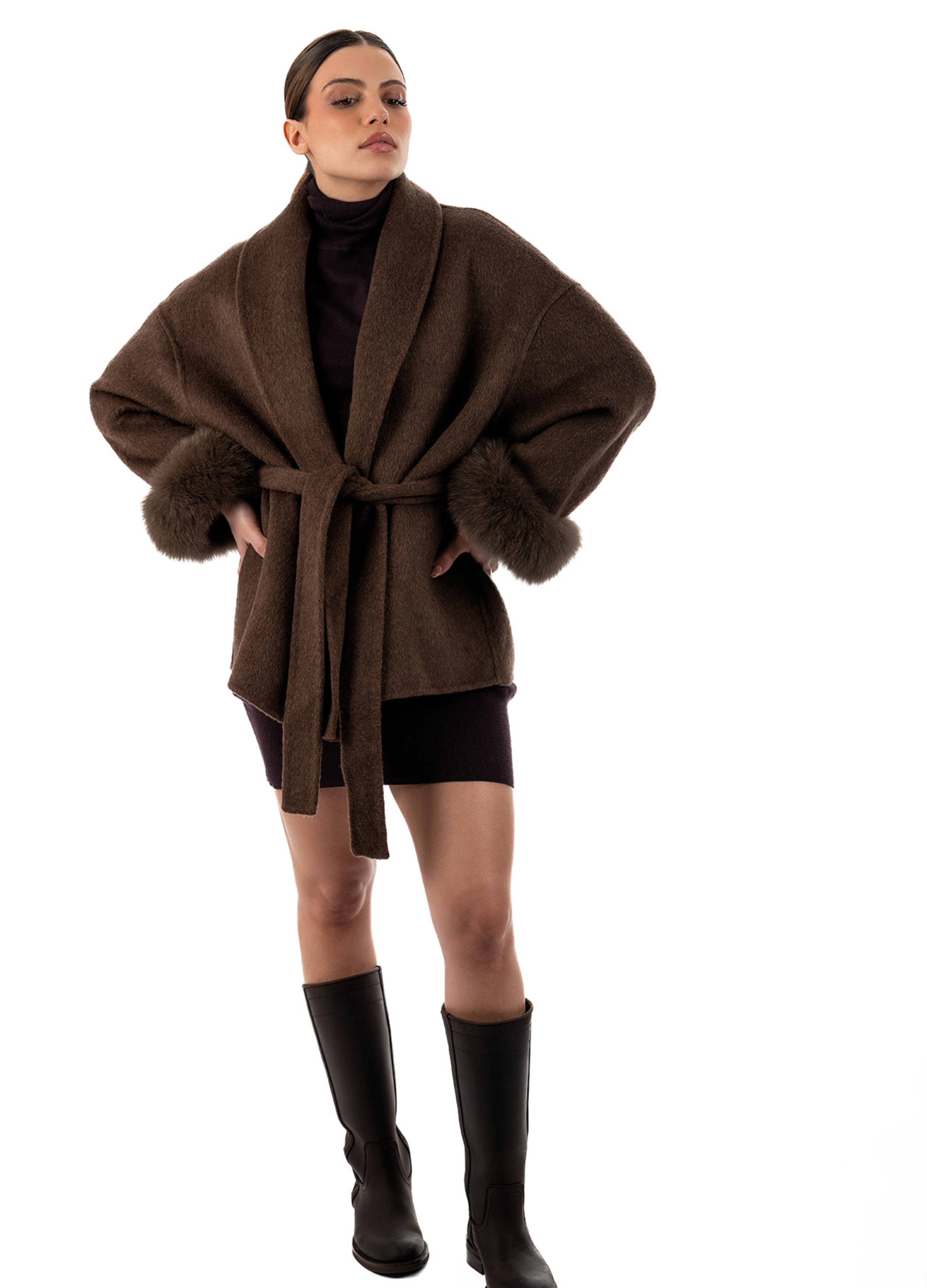 Brown Hiver Luxe Coat