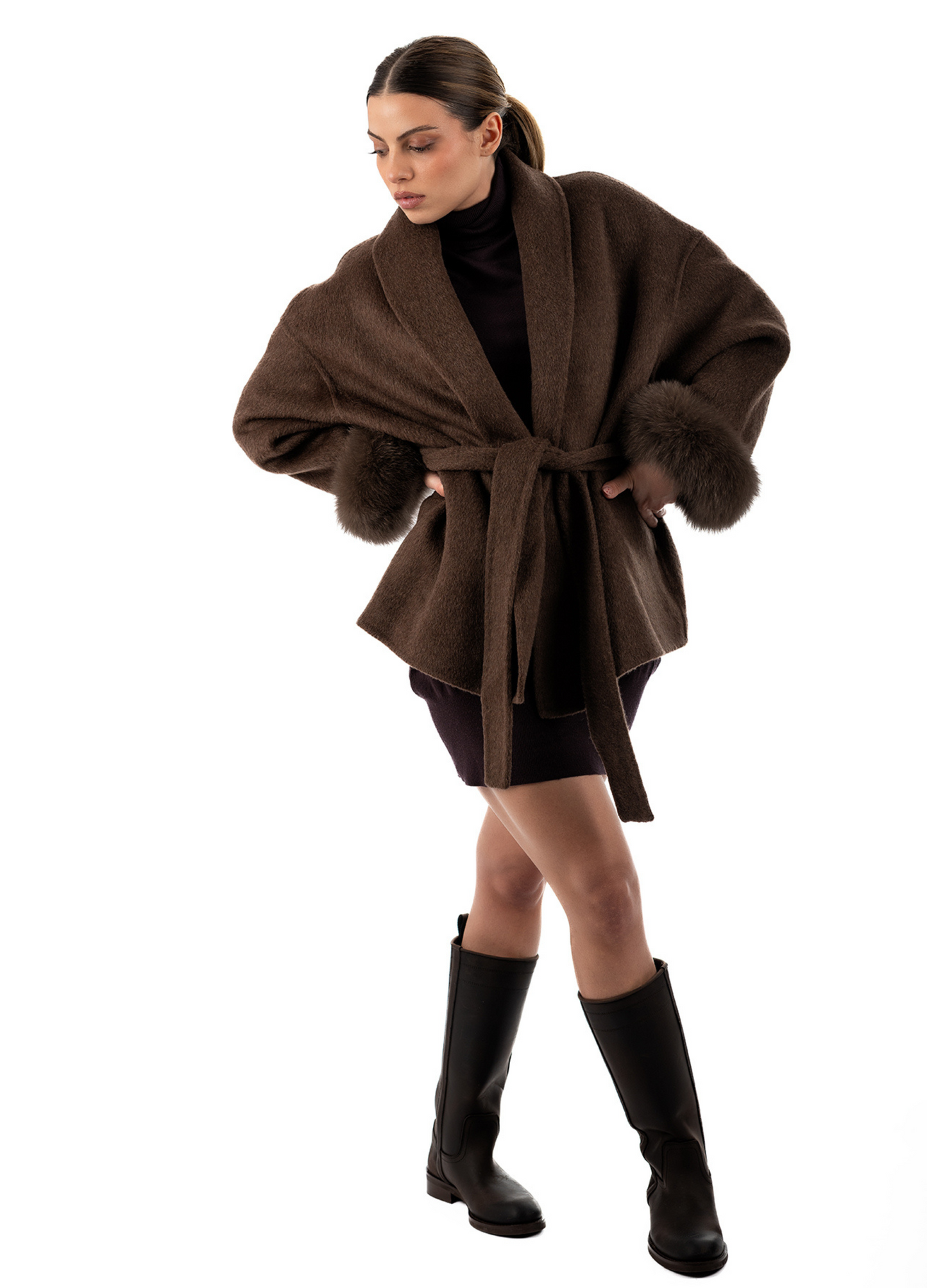 Brown Hiver Luxe Coat