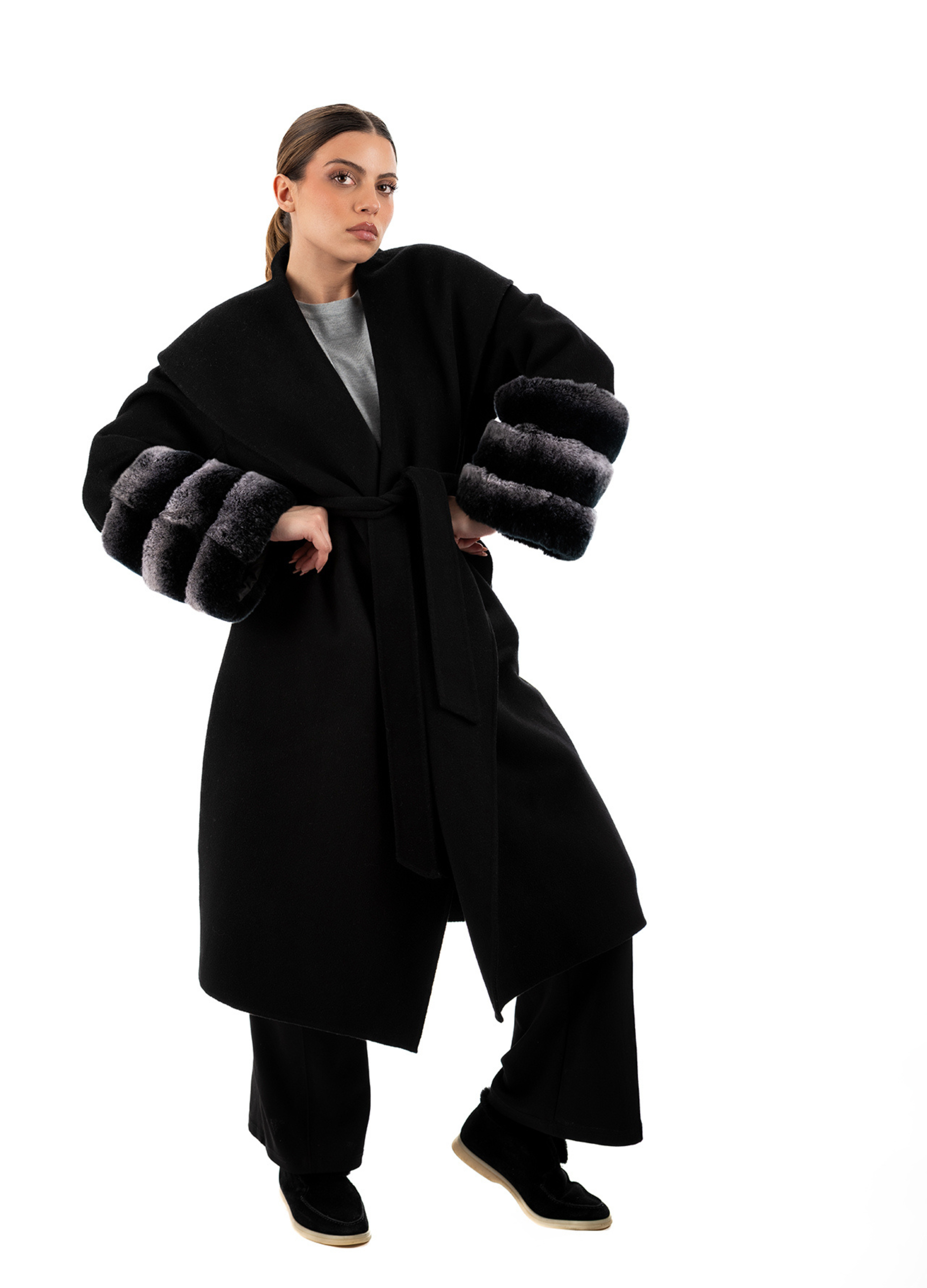 Black Vendome Coat