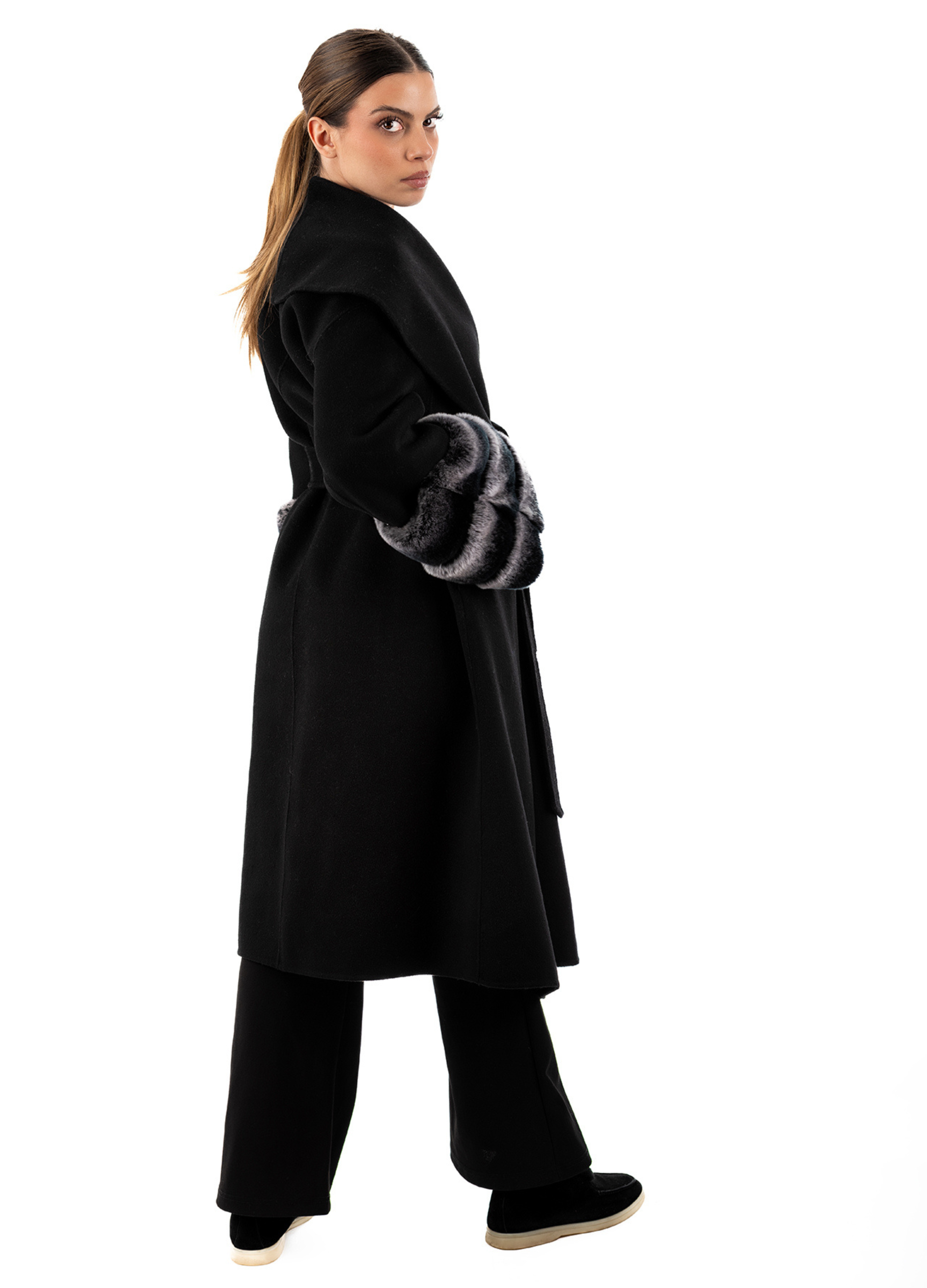 Black Vendome Coat
