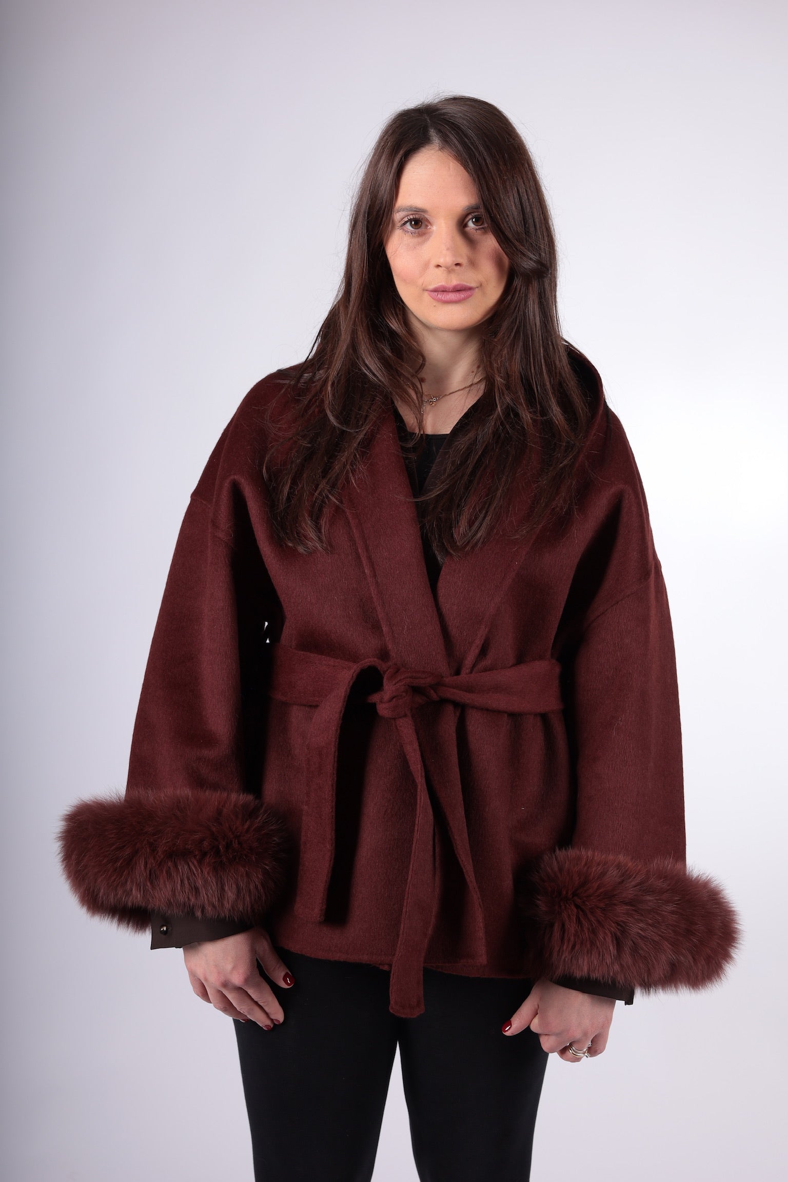 Burgundy Hiver Luxe Coat