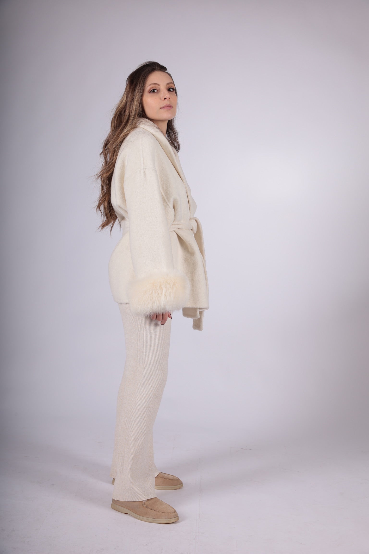 Cream Hiver Luxe Coat