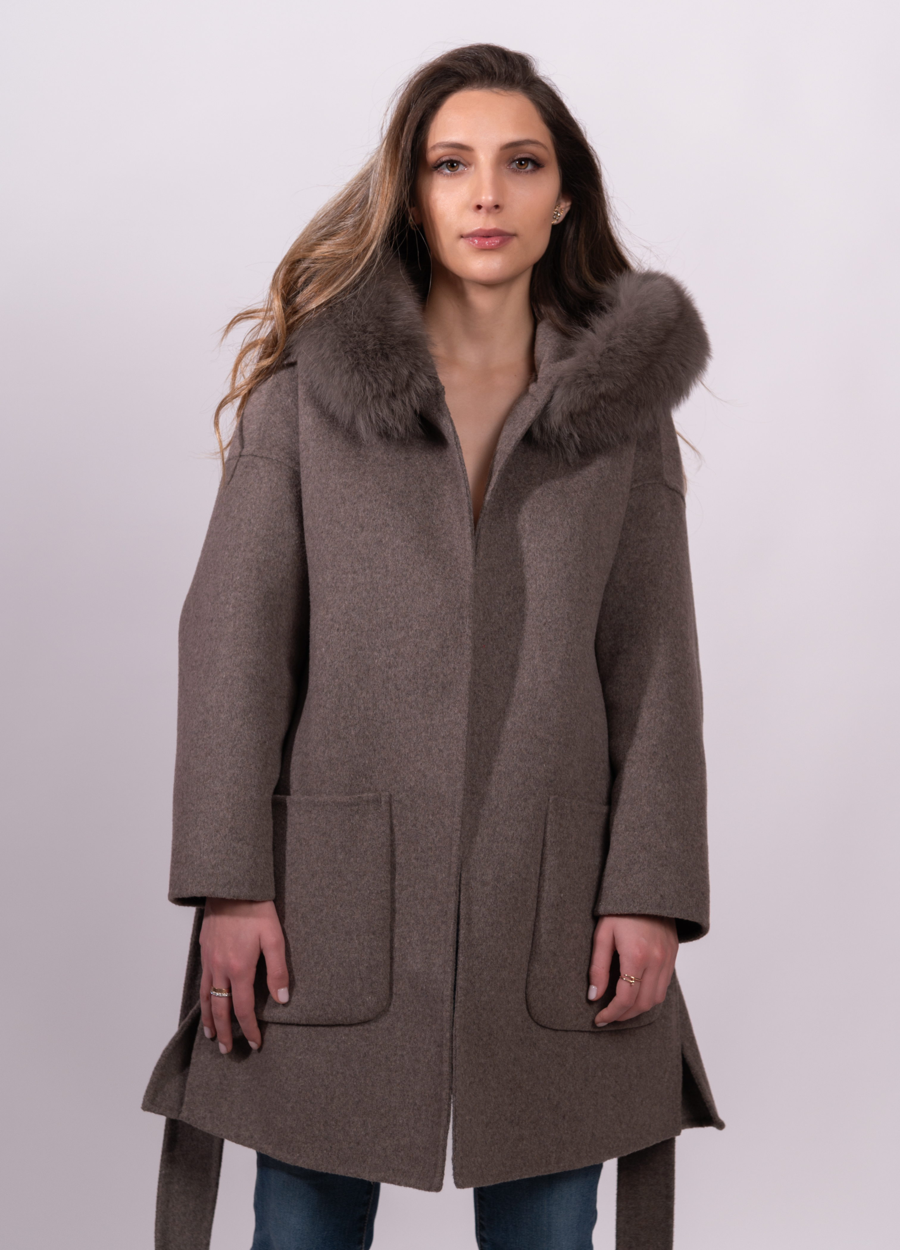 Brown Trocadéro Cashmere Coat