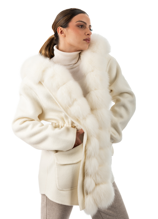 Cream Megève Coat