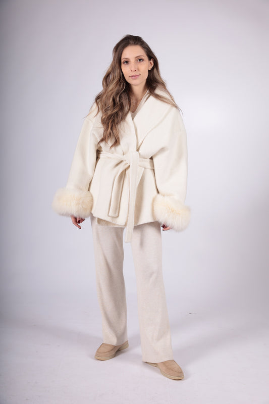 Cream Hiver Luxe Coat